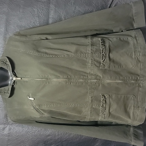 Cold water Creek zip up fall women's jacket Size 4-6 - Picture 2 of 9